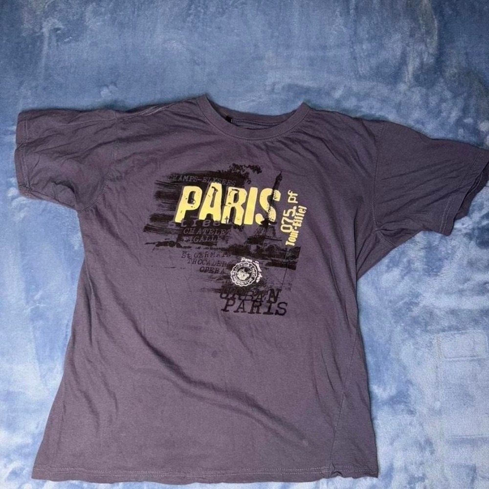 Tee shirt Tour Eiffel Paris 75 men‎ size 3xl